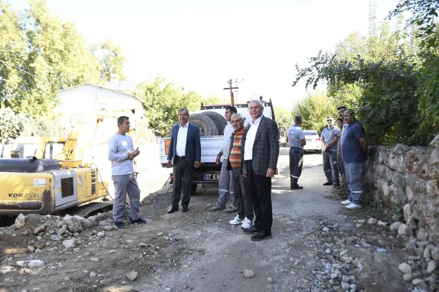 Kemer’de Alt Yapı Kışa Hazırlanıyor