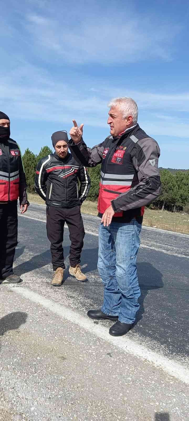 Motosiklet Sürücüleri Doğayla İç İçe Eğitim Aldı