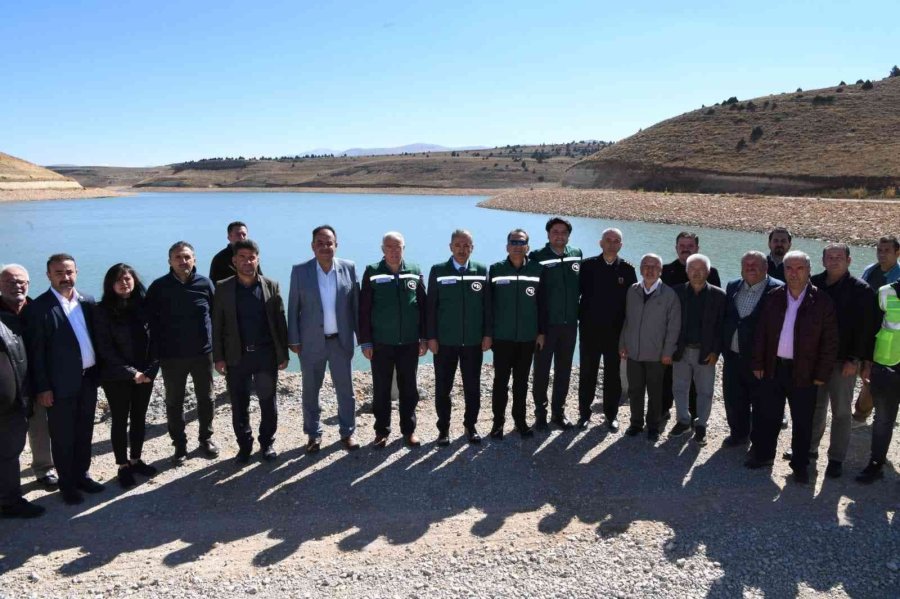 Vali Akkoyun Taşkale Göleti Vana Açılışına Katıldı