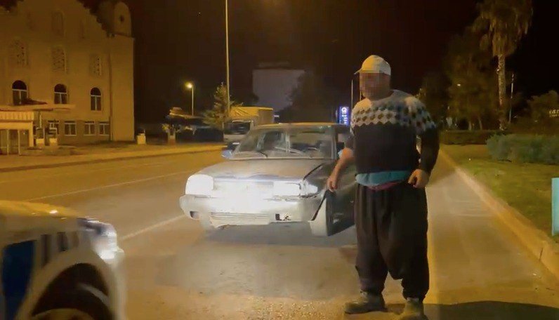 Alkollü Olarak Yakalandı" Bir Daha Polis Görünce Durmayacağım Durunca Ceza Yazıyor" Dedi
