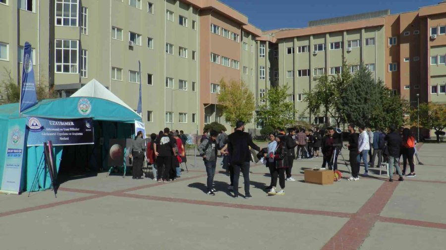 Parçalı Güneş Tutulması, Erü’de Teleskoplarla İzledi