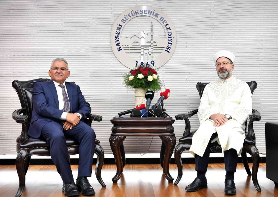 Diyanet İşleri Başkanı Erbaş’tan Başkan Büyükkılıç’a Ziyaret