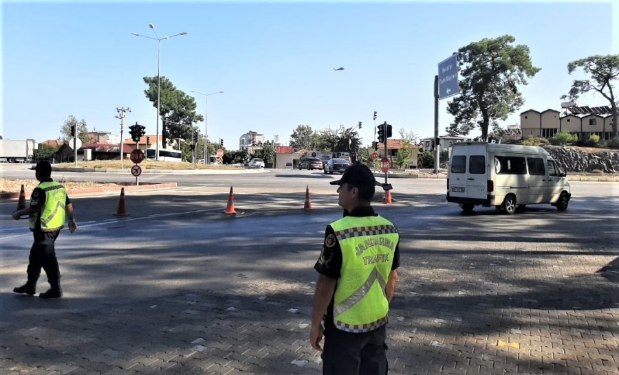 Antalya’da Helikopterli Trafik Denetiminde Ceza Yağdı