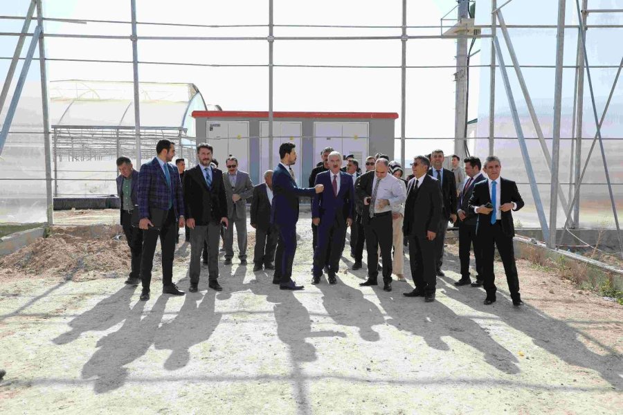 Eskişehir Ve Konya Protokolü Mahmudiye’de Bulunan Jeotermal Serada Buluştu