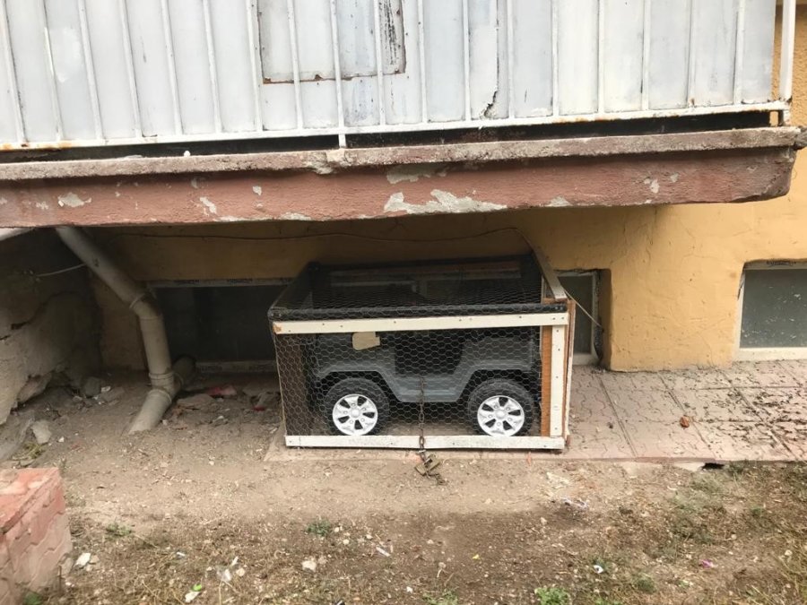 Akülü Aracı Hırsızlardan Böyle Korudu