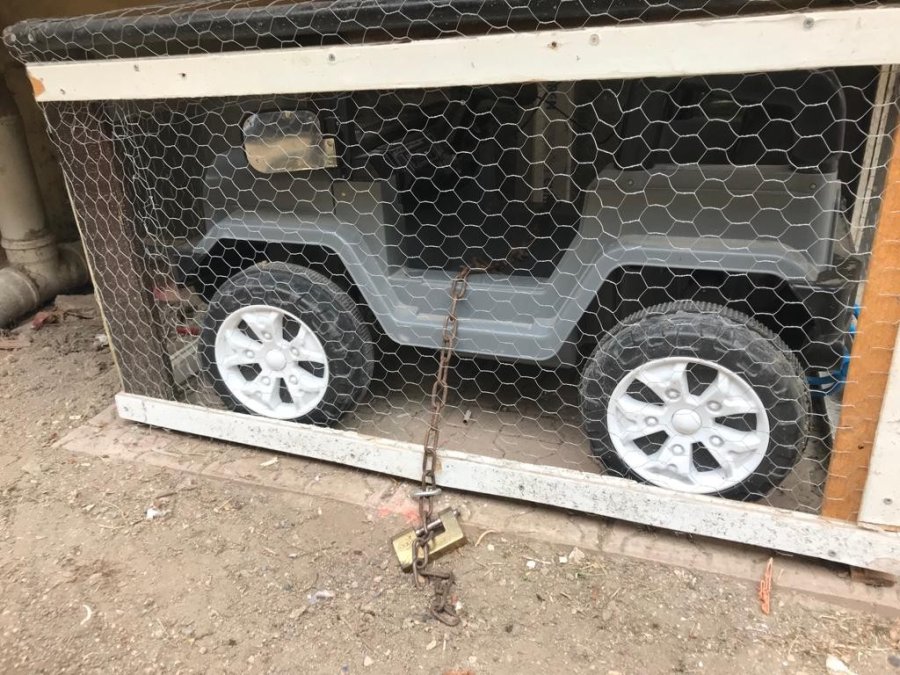 Akülü Aracı Hırsızlardan Böyle Korudu