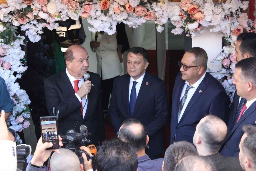 Kktc Cumhurbaşkanı Ersin Tatar Algc Merkez Ofisini Açtı