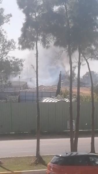 Fabrikada Patlamayla Birlikte Yangın Çıktı, 1 İşçi Yaralandı