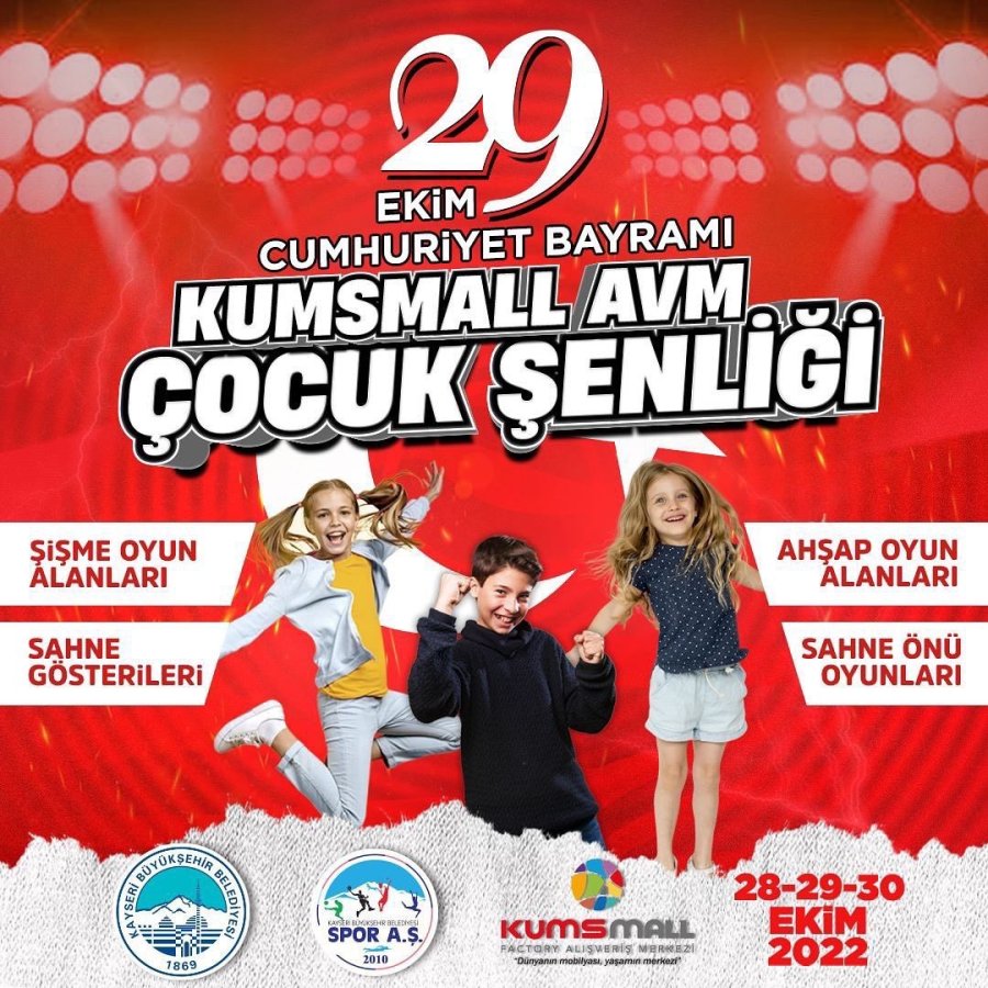 Büyükşehir Spor A.ş.’nin Avm Çocuk Şenlikleri Başlıyor