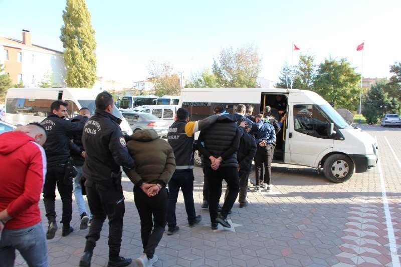 Aksaray’da Uyuşturucu Operasyonu: 58 Gözaltı, 16 Tutuklama