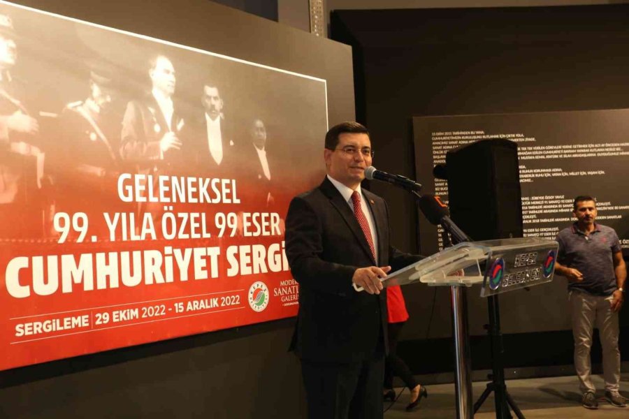 Kepez’den 99’uncu Yıla 99 Eser Cumhuriyet Sergisi