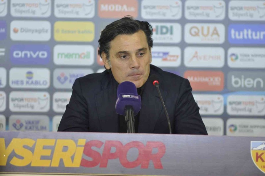 Vincenzo Montella: “ağzımızda Acı Bir Tat Var”