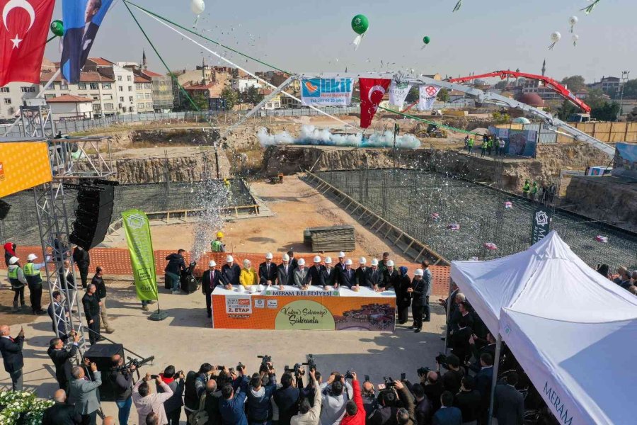 Meram Şükran’da Üst Adalar Etabı’nın Temeli Atıldı