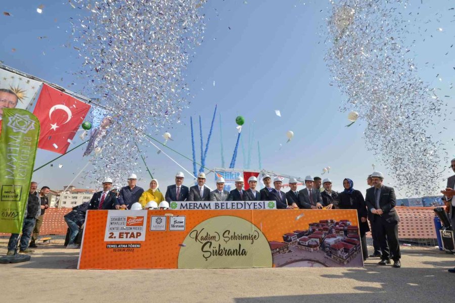 Meram Şükran’da Üst Adalar Etabı’nın Temeli Atıldı