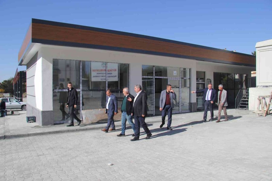 Bünyan’da Mini Terminal Ve Kapalı Pazar Yerinde İnceleme