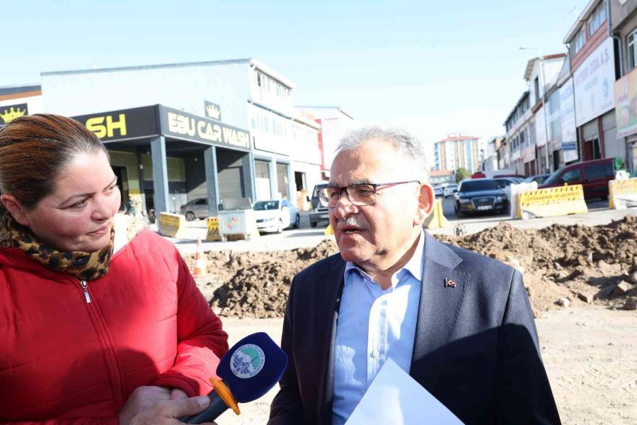 Başkan Büyükkılıç’tan Yol Yapım Çalışmalarına Yakın Takip