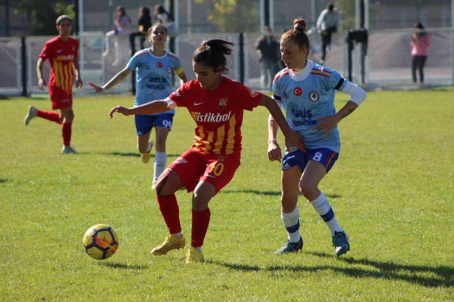 Kadınlar 1. Lig: Kayseri Kadın Fk: 1- Şırnak Nuhspor: 1