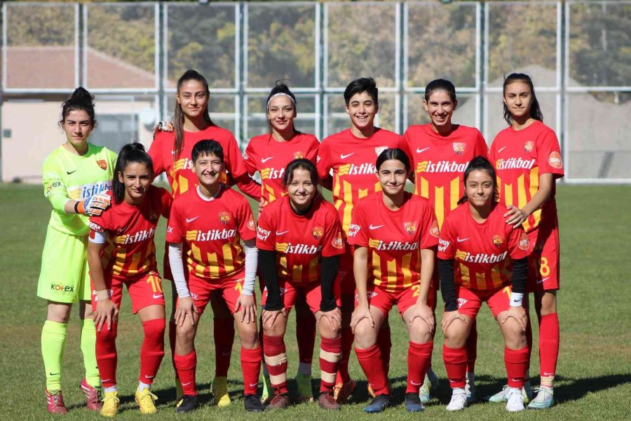 Kadınlar 1. Lig: Kayseri Kadın Fk: 1- Şırnak Nuhspor: 1