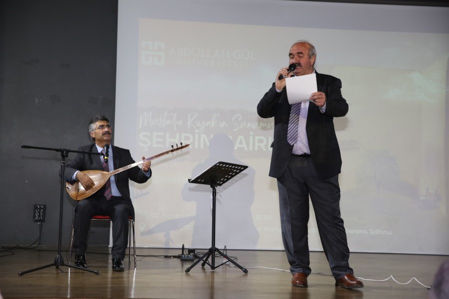 Şehrin Şairleri Agü’de Buluştu