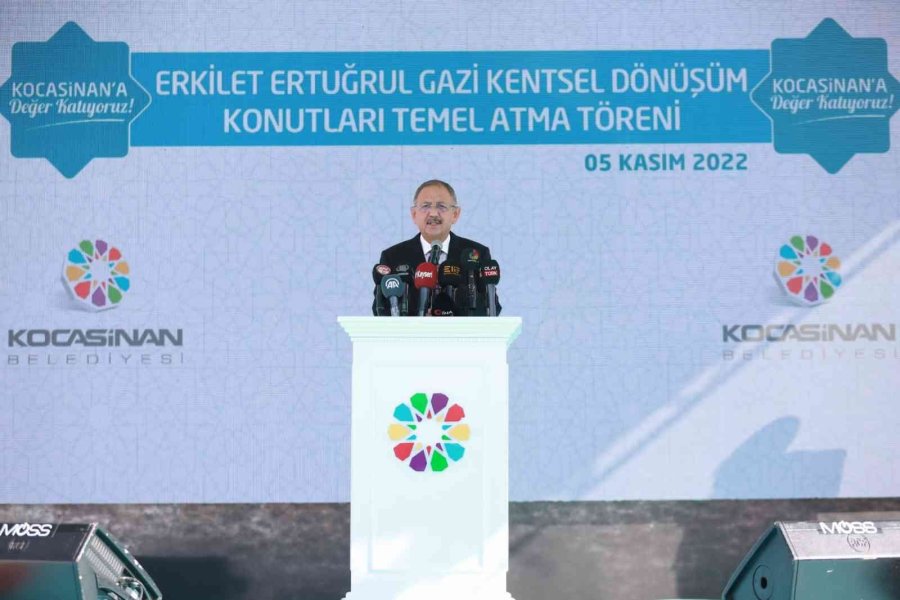 Ertuğrulgazi Mahallesi’nde Kentsel Dönüşümün Temeli Atıldı