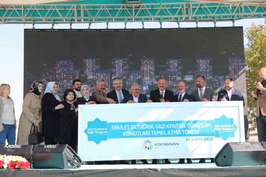 Ertuğrulgazi Mahallesi’nde Kentsel Dönüşümün Temeli Atıldı