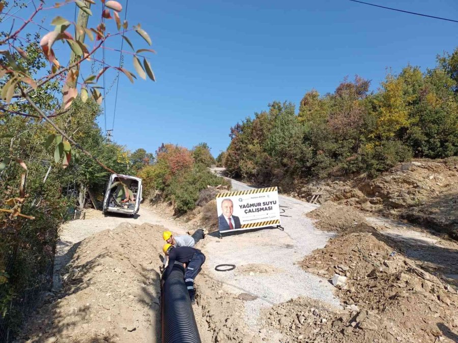 Asat’tan İbradı’da Yağmur Suyu Çalışması
