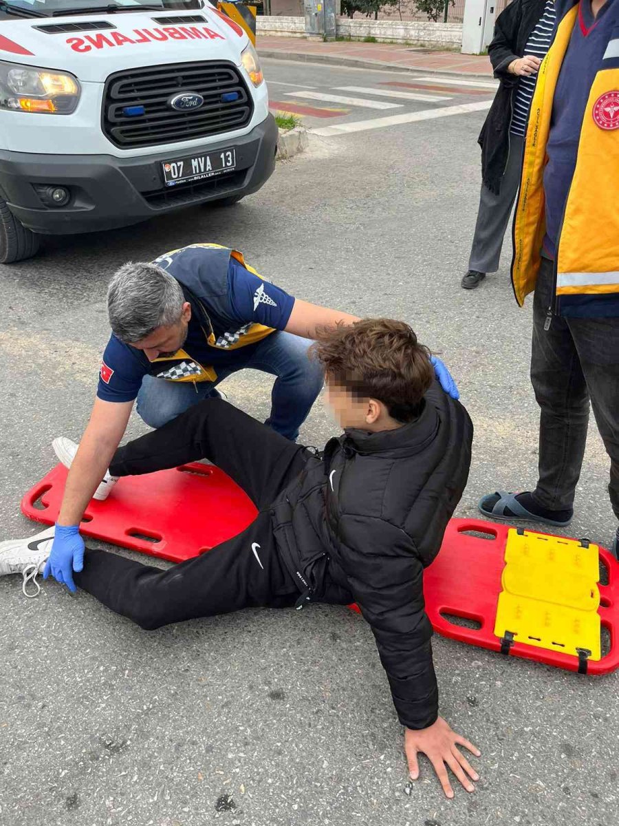 Ehliyetsiz Ve Kasksız Motosiklet Sürücüsü Kazasında Ceza Yağdı