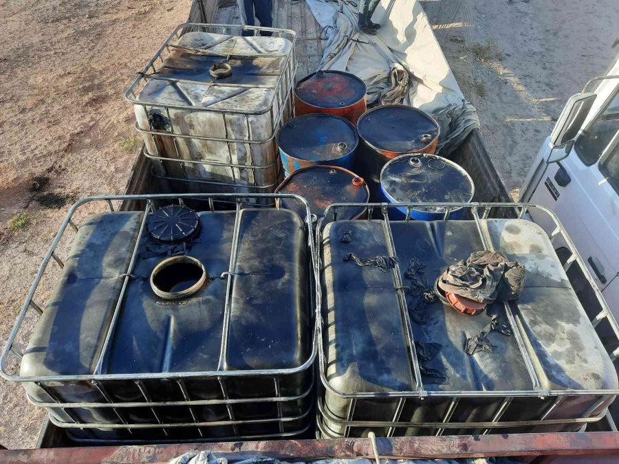 Aksaray’daki Kaçak Yağ Deposuna Jandarmadan Baskını