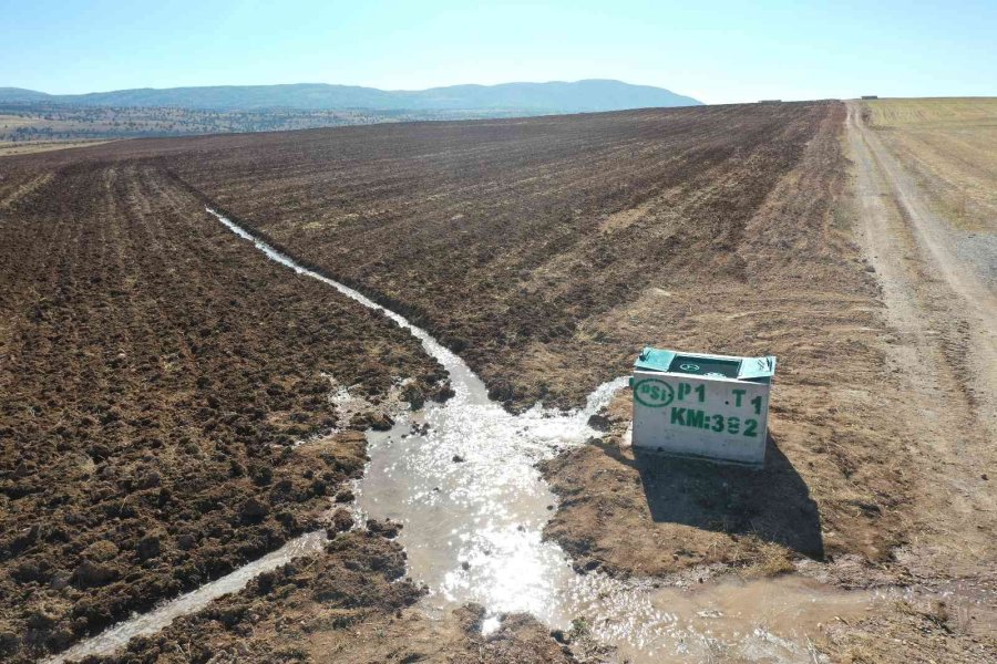 Karaman’da Taşkale Gölet’inden 4 Bin Dekar Arazi Sulanacak