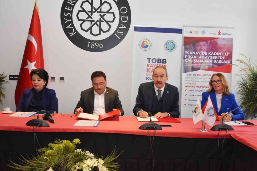 Kayseri’de Sanayi Kadın Eli Güçlenecek
