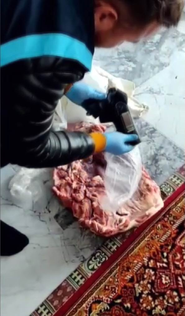 Pastırma Hırsızı Yakalandı