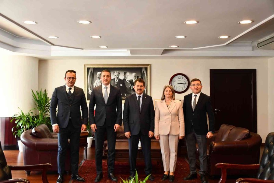 Barolar Birliği Başkanı Sağkan, Başsavcı Yeldan İle Bir Araya Geldi