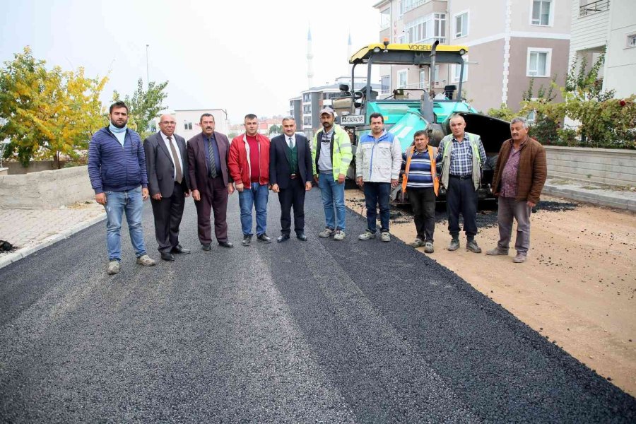 Başkan Cabbar Asfalt Çalışmalarını İnceledi