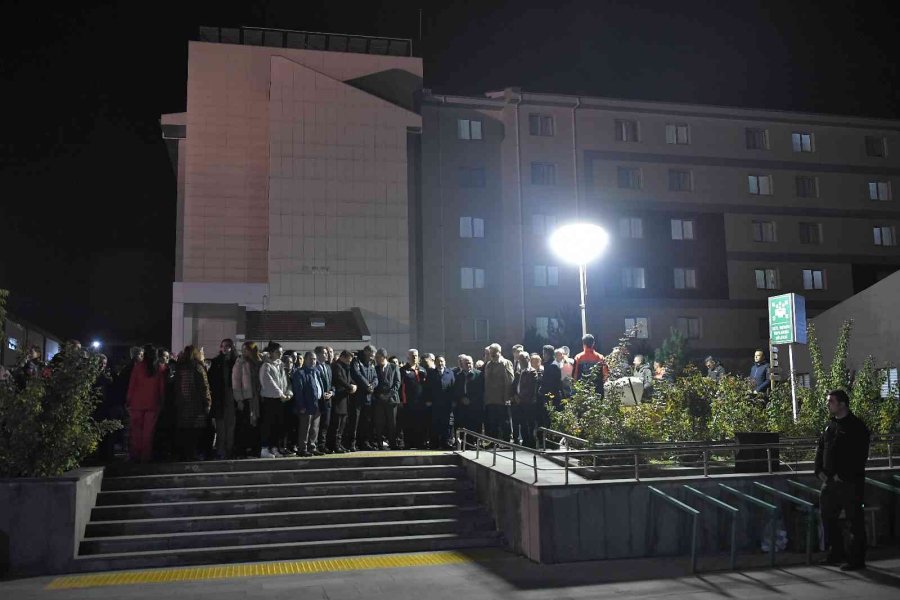 Başkan Büyükkılıç, ‘çök-kapan-tutun’ Tatbikatına Katıldı