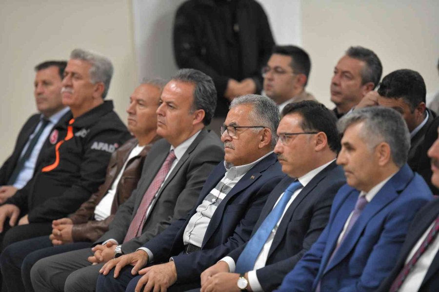 Başkan Büyükkılıç, ‘çök-kapan-tutun’ Tatbikatına Katıldı