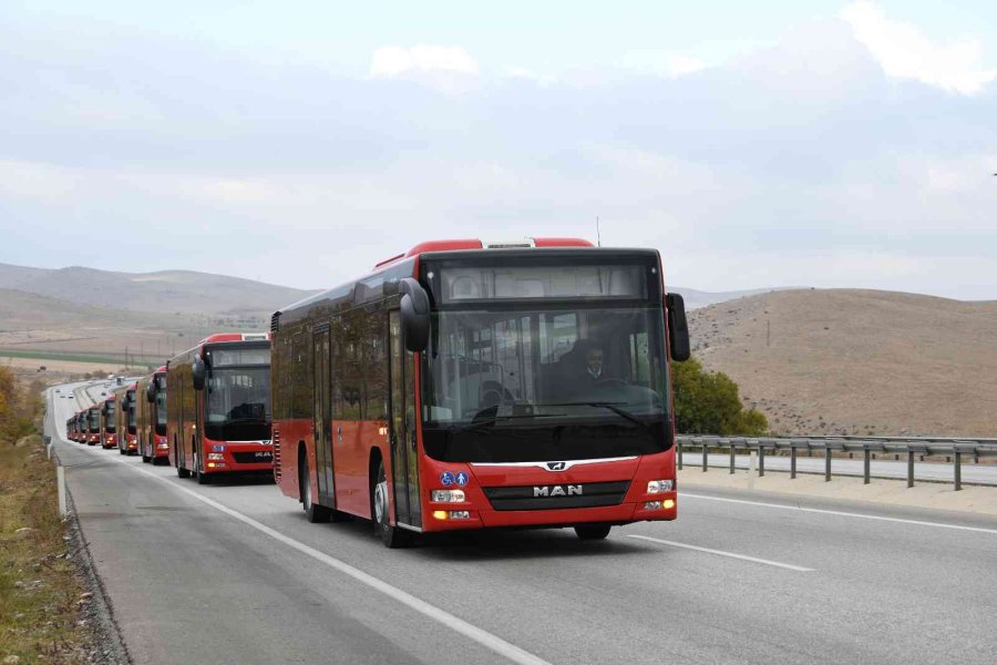 Başkan Altay: “söz Verdik, 107 Yeni Otobüsü Şehrimize Kazandırdık”