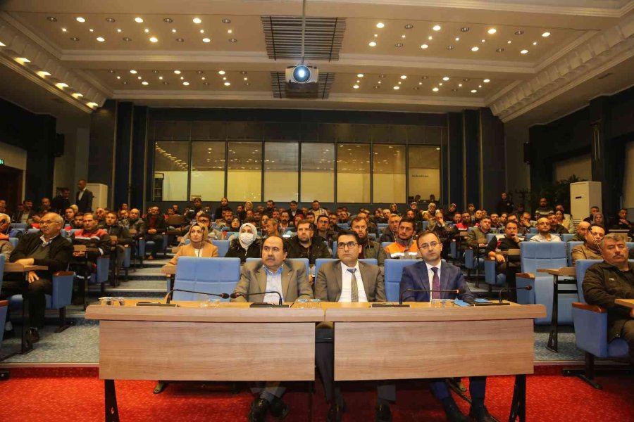 Büyükşehirden Personele Yangın, Deprem Ve Trafik Kazaları’ Eğitimi