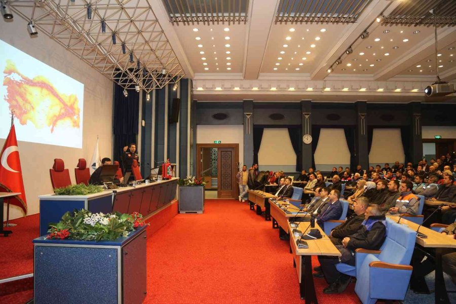 Büyükşehirden Personele Yangın, Deprem Ve Trafik Kazaları’ Eğitimi