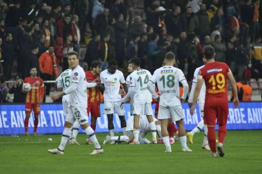 Spor Toto Süper Lig: Kayserispor: 1 - Konyaspor: 2 (maç Sonucu)