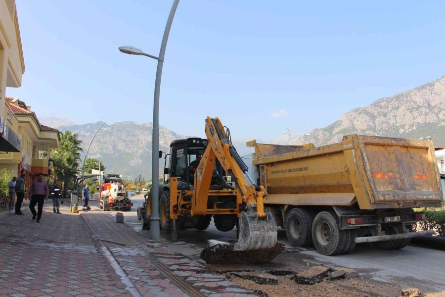 Asat’tan, Kemer’de Alt Yapı Çalışması