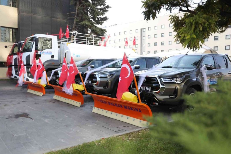 Melikgazi Belediyesi Yeni Araçlarla Kışa Hazır