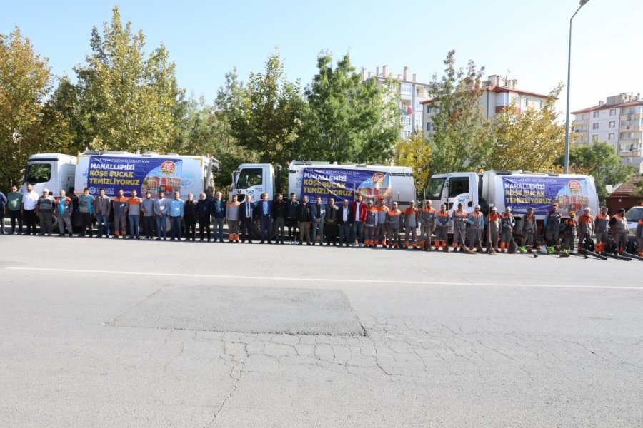 Melikgazi’de Kış Öncesi Temizlik Yoğunluğu