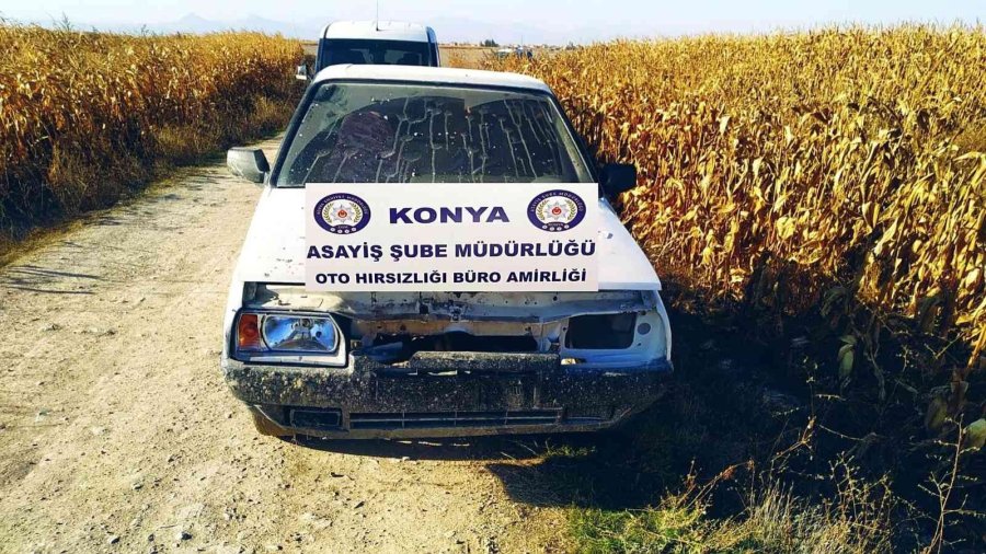 Konya’da Park Halindeki Aracı Çalan Kişi Yakalandı