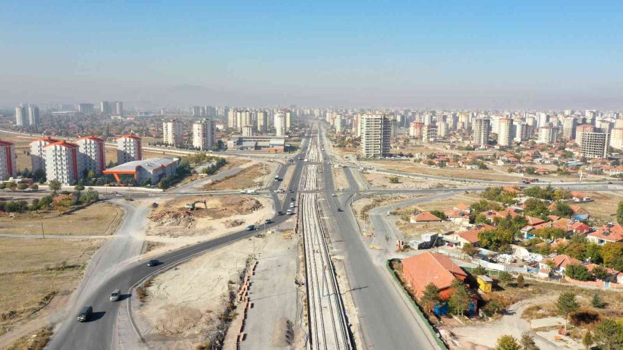 Başkan Büyükkılıç’tan Raylı Sistem Hattı Çalışmalarına Yakın Markaj