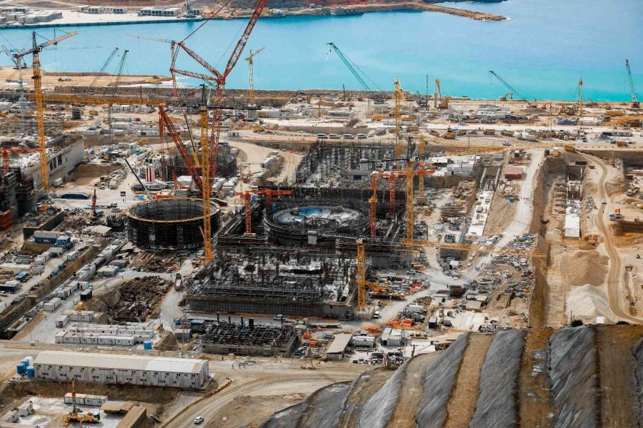 26 Bin Kişinin İstihdam Edildiği Akkuyu’da Çalışmalar Sürüyor