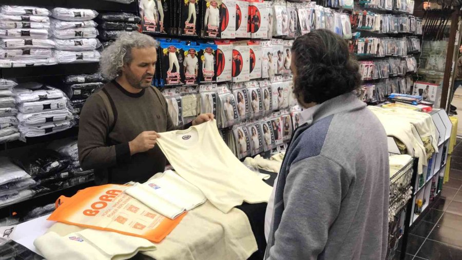 Havaların Soğumasıyla Yün Ve Termal İçliklere Rağbet Arttı