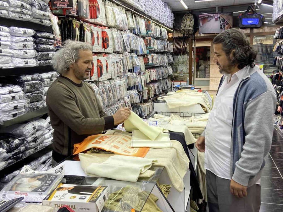 Havaların Soğumasıyla Yün Ve Termal İçliklere Rağbet Arttı