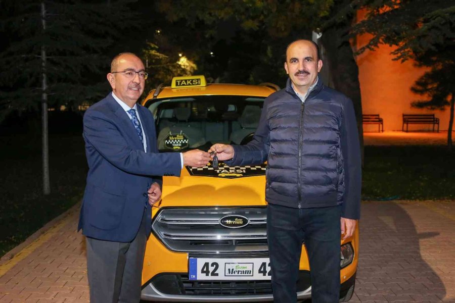 Bizim Meram Taksi’nin Direksiyonuna Başkan Altay Geçti