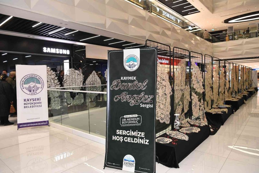 Başkan Büyükkılıç, ‘dantel Anglez El Sanatları Sergisi’nin Açılışını Yaptı