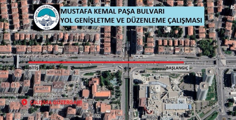 Büyükşehir’den ’yol Genişletme Ve Şerit Düzenleme’ Çalışması
